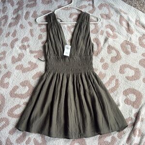 Abercrombie & Fitch Olive Mini Dress